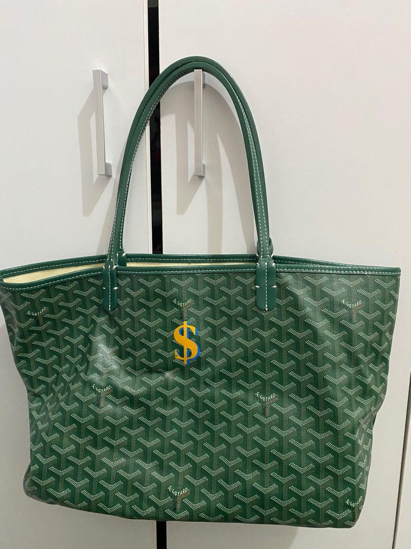 Goyard in green color authentic, Luxury, Bags & Wallets on Carousell