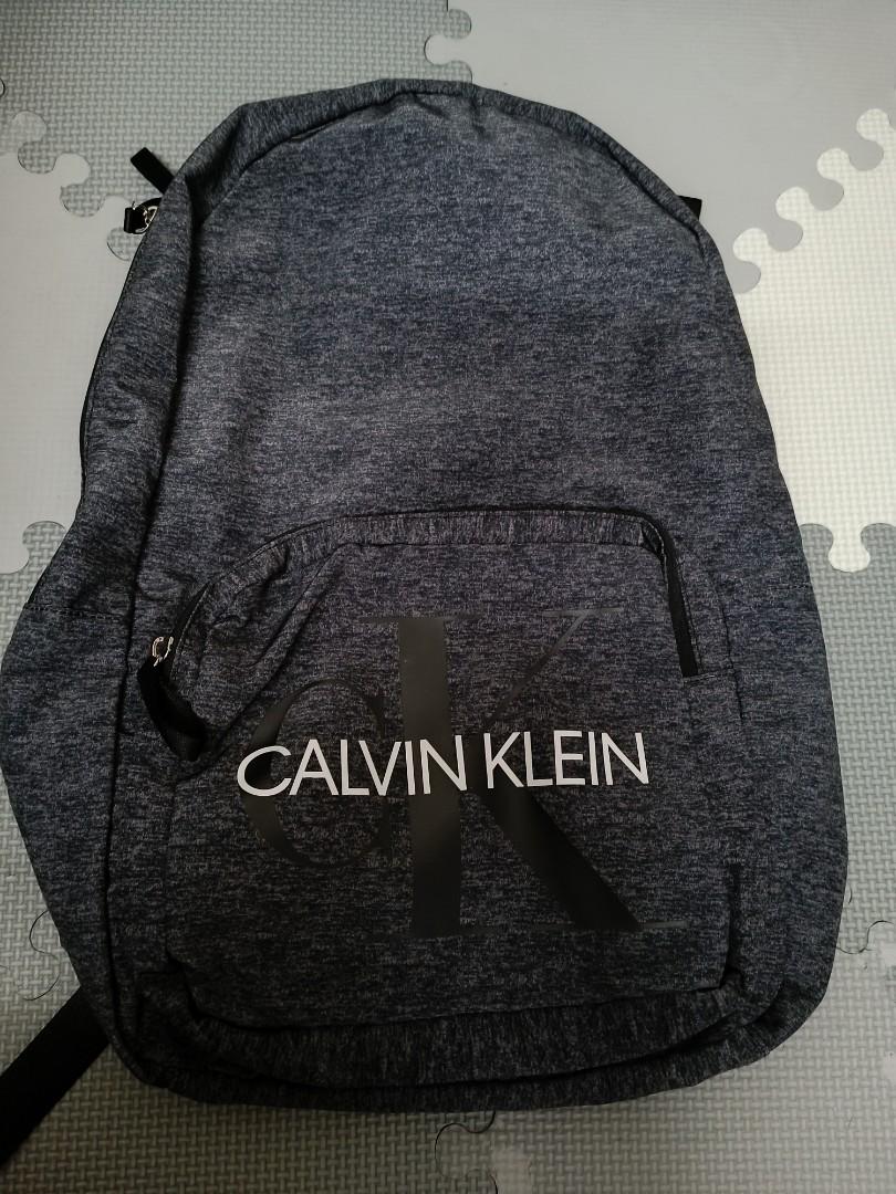 Calvin klein grey backpack on sale