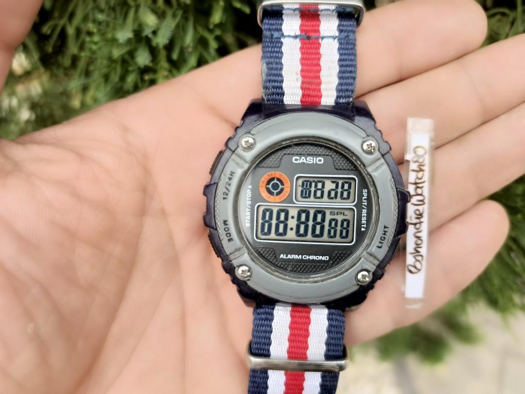 Casio w 216h nato zulu [3435], Fesyen Pria, Jam Tangan di Carousell