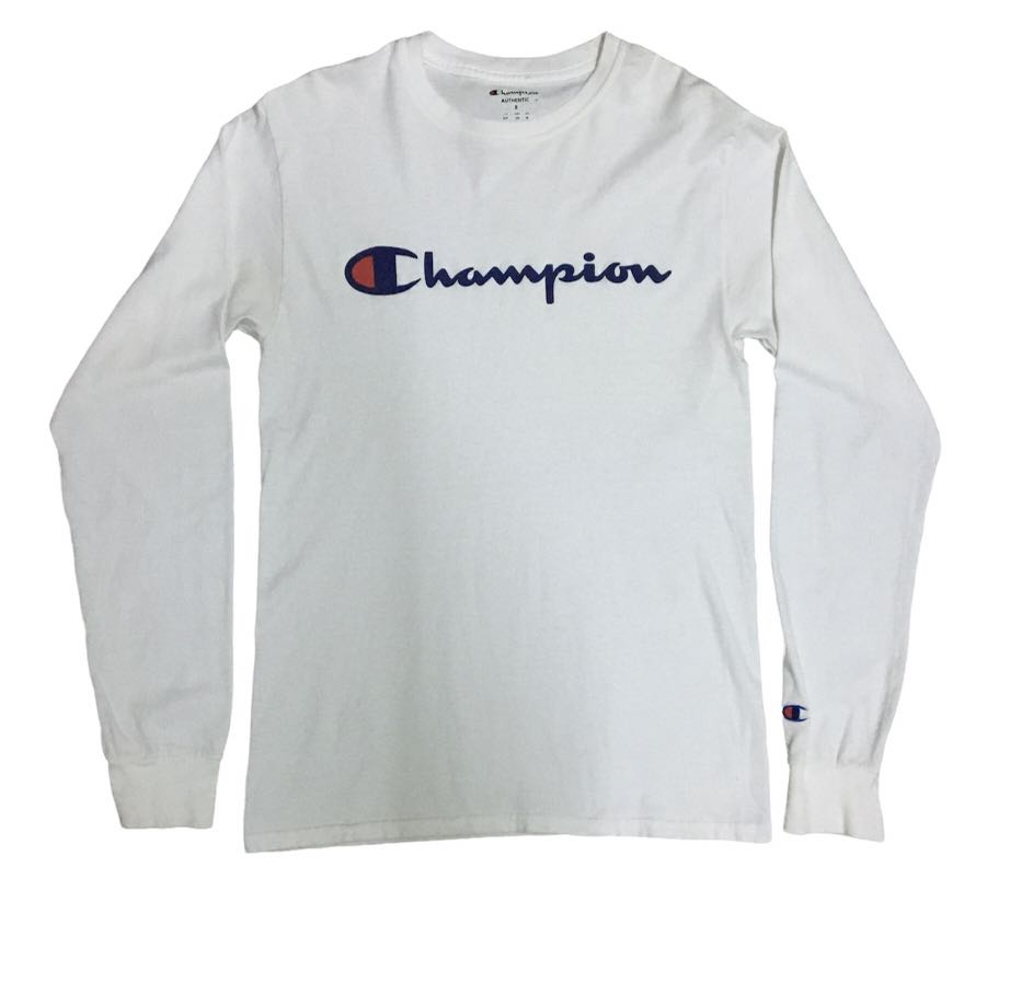 CHAMPION LONG SLEEVE Men s Fashion Tops Sets Tshirts Polo