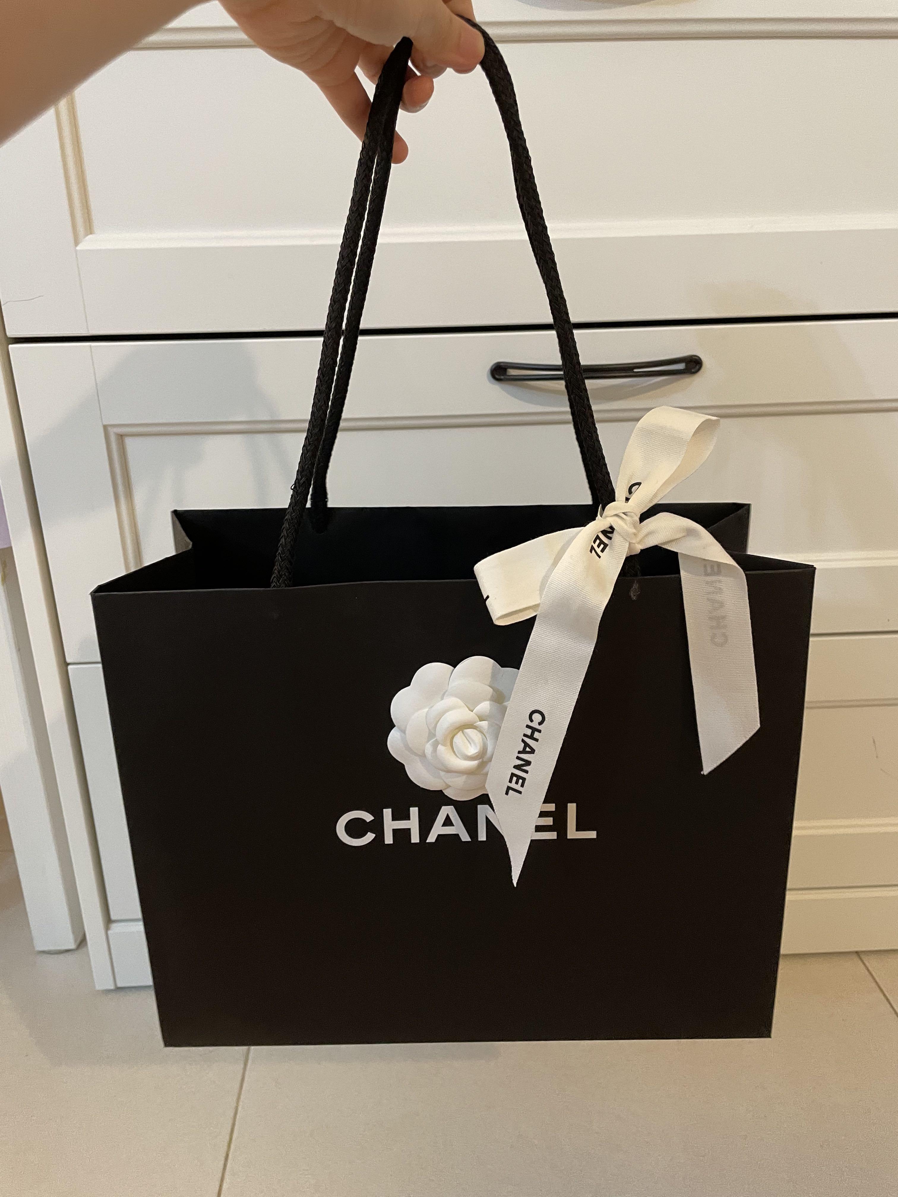 Chanel Magnetic Gift Box w/ Chanel Shopping bag