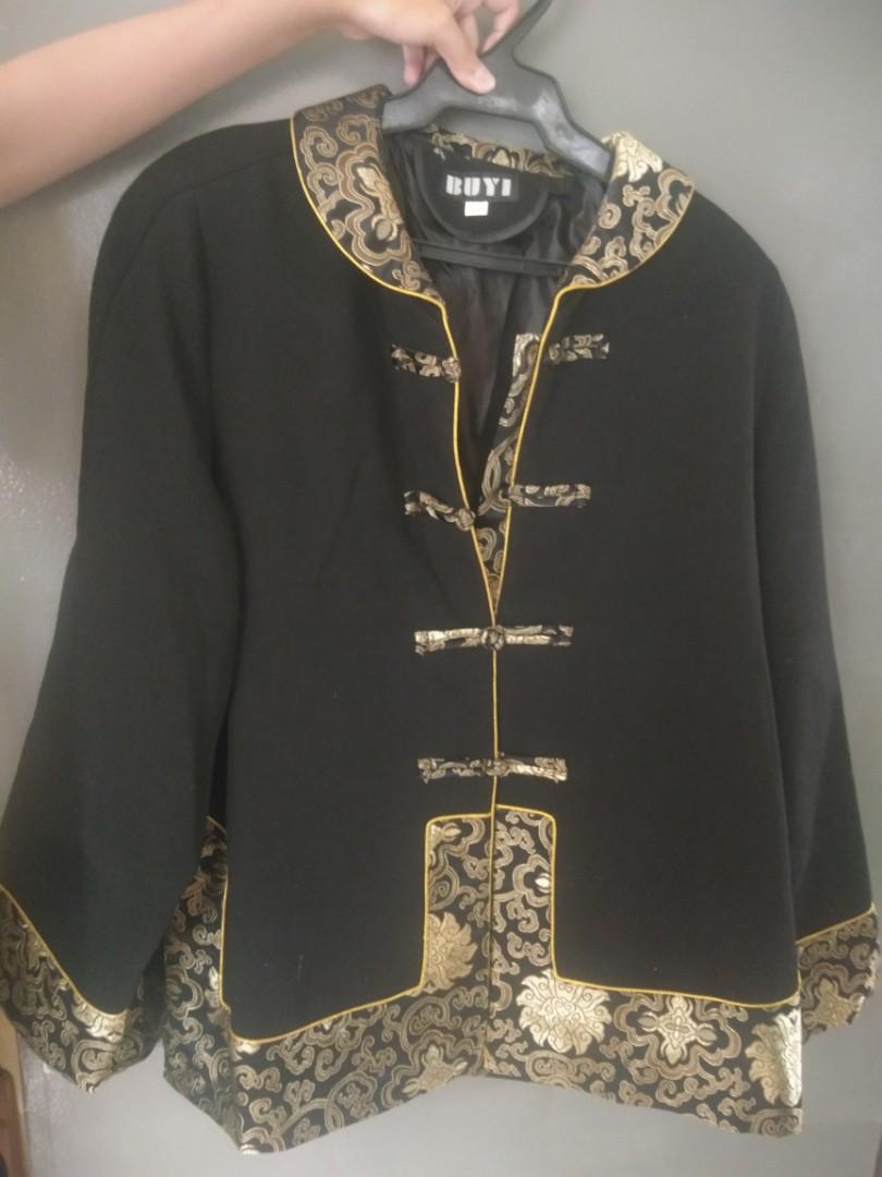 Chinese top, Women's Fashion, Tops, Longsleeves on Carousell