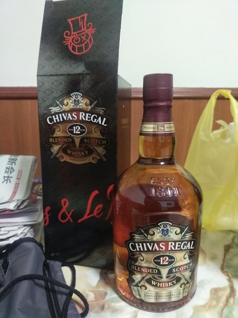 Chivas Regal, Food & Drinks, Alcoholic Beverages on Carousell