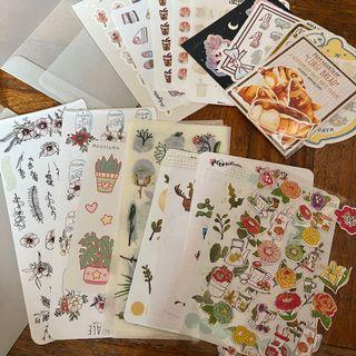 CLEARANCE sticker sheets and diecuts