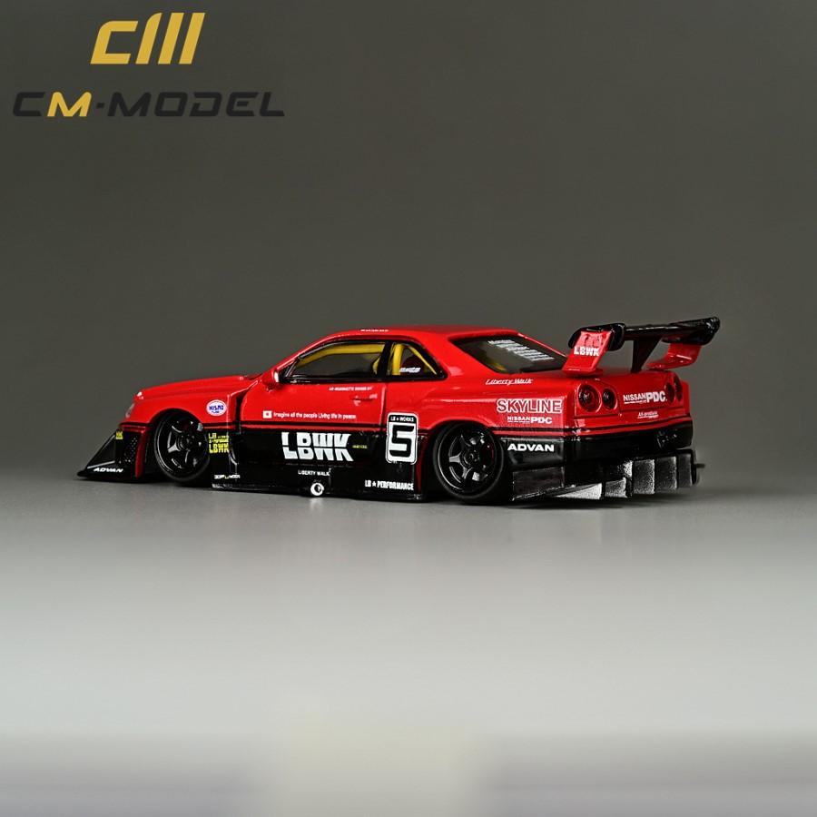 CM Model 1:64合金模型，新車型！Nissan日產LBWK改装雙授權產品，Skyline GT-R R34 Super ...
