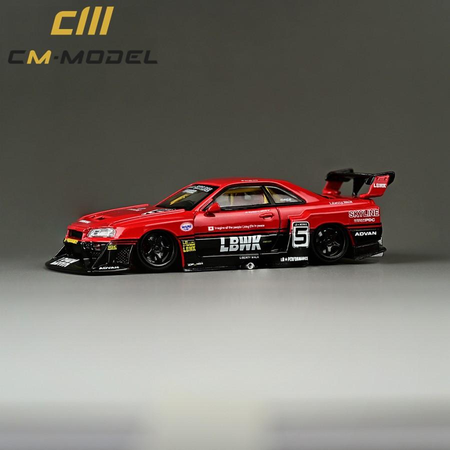 CM Model 1:64合金模型，新車型！Nissan日產LBWK改装雙授權產品，Skyline GT-R R34 Super ...