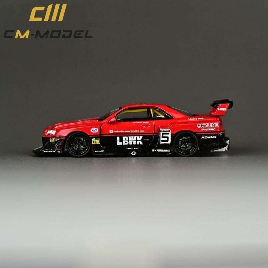 CM Model 1:64合金模型，新車型！Nissan日產LBWK改装雙授權產品，Skyline GT-R R34 Super ...