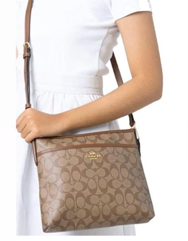File crossbody online coach bag