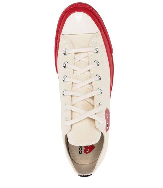 Comme des Garcons PLAY x Chuck Taylor All Star 70 'Egret Red Midsole ...