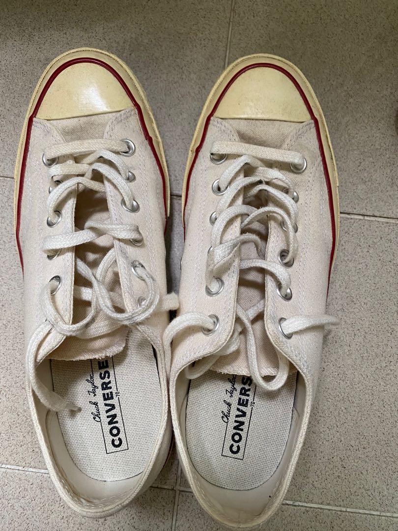 Cream Converse 70s Chuck Taylor Men s Fashion Footwear Sneakers on Carousell