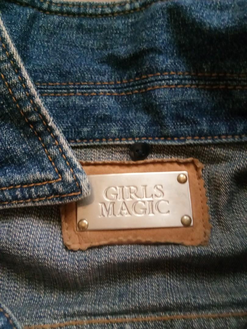 Crop Jacket Jeans Girls Magic 
