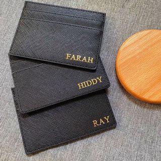 Customised Personalised Name Cardholder