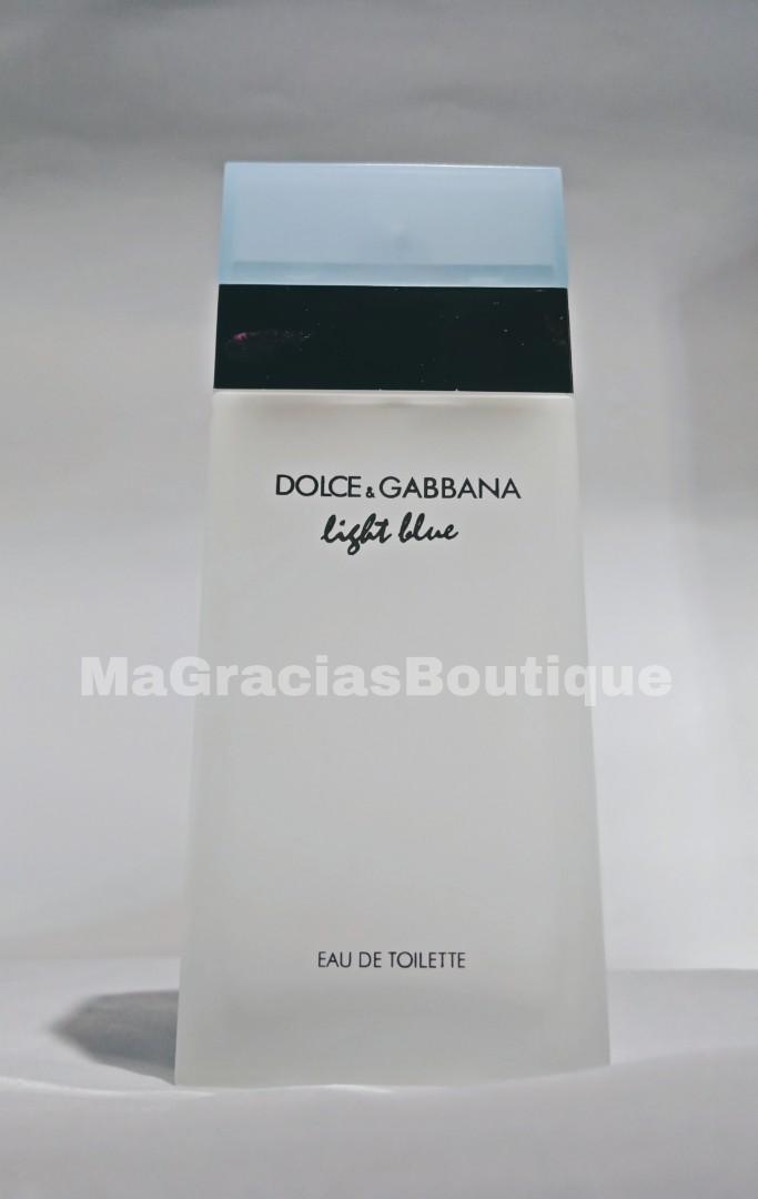 dolce gabbana light blue tester mujer