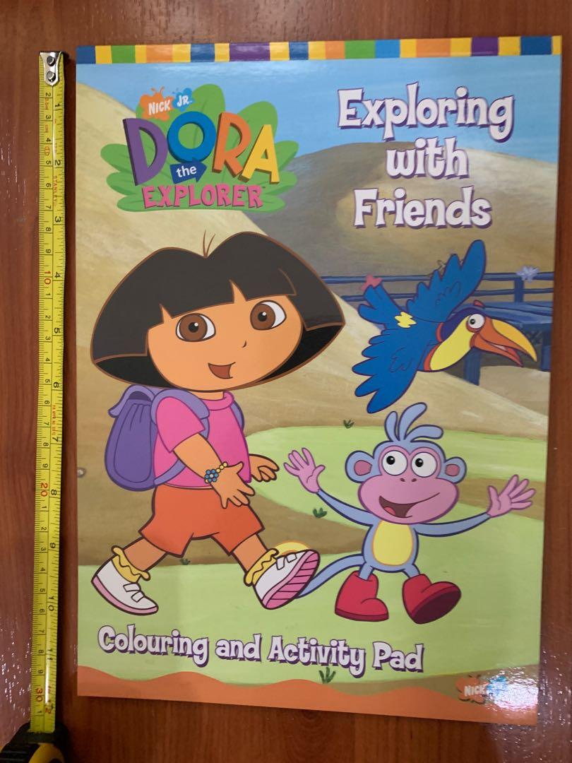 Dora The Explorer Coloring Book, Hobbies & Toys, Books & Magazines ...