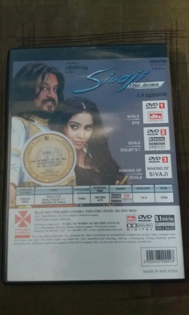 DVD sivaji the boss Hobbies Toys Music Media CDs DVDs on