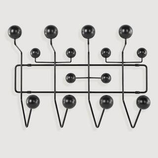 Eames Hang it All Coat Rack Mid Century Modern Reproduction in All Black