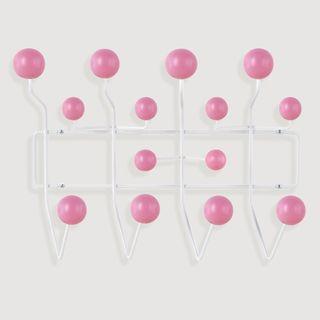 Eames Hang it All Coat Rack Mid Century Modern Reproduction in Pink