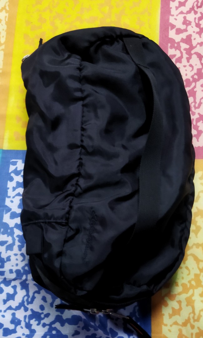 Eddie Bauer Packable Backpack Black/ Fatigue in color, Men's Fashion