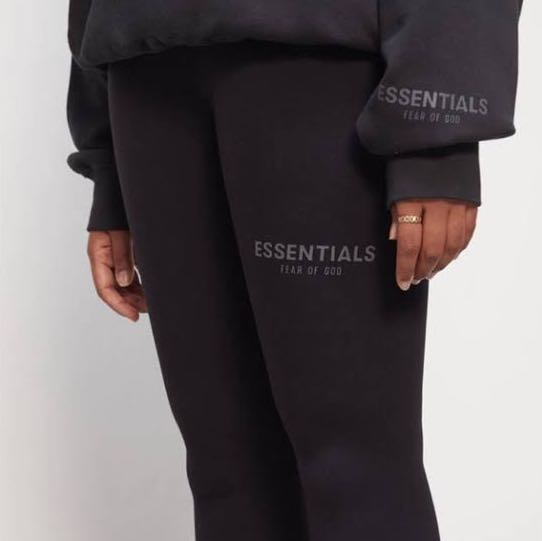 Brand New> Authentic Fear of God Essentials Women Black Athletic Leggings S  / US6, Women's Fashion, Activewear on Carousell