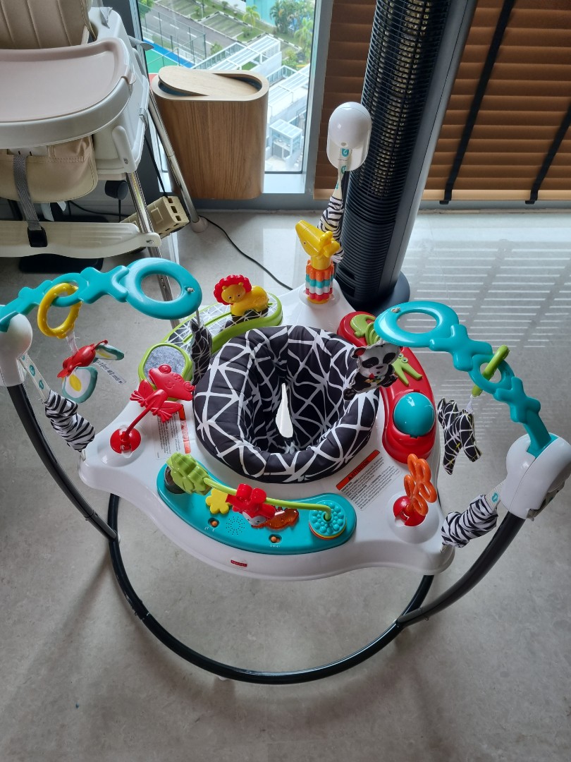 Fisher Price Animal Wonders Jumperoo, Babies & Kids, Infant Playtime on Carousell