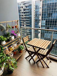 Foldable Balcony Chair & Table