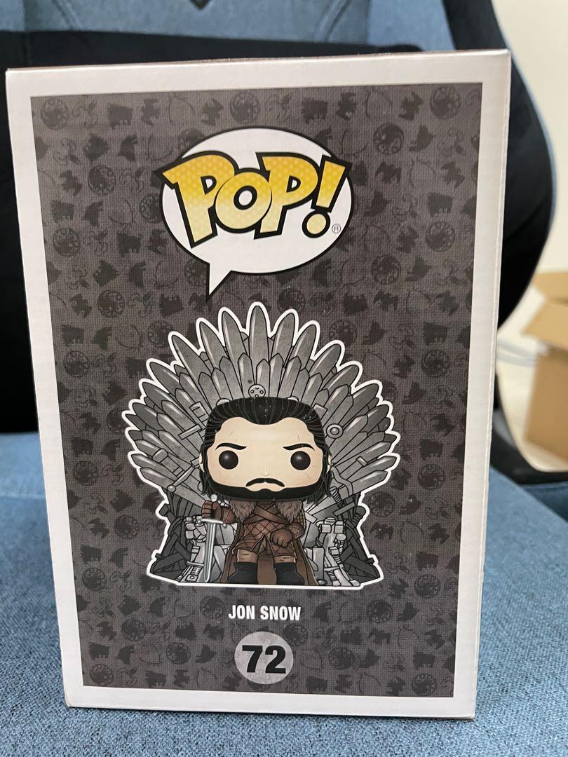 Jon snow iron hotsell throne funko pop