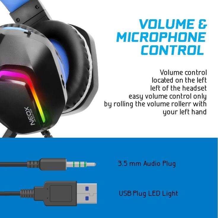 Alcatroz Neox HP500 RGB Gaming Headphone Review - TechSlack