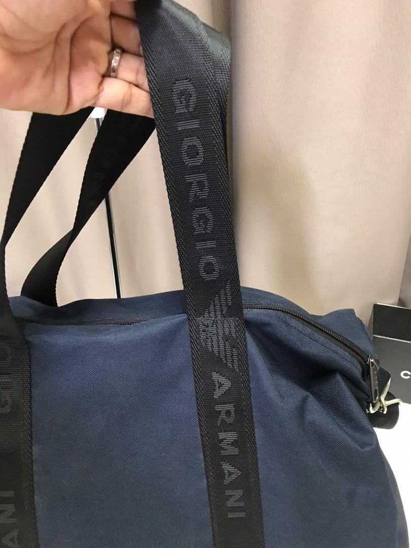 Giorgio Armani Dark blue Travel Bag Men s Fashion Bags Belt