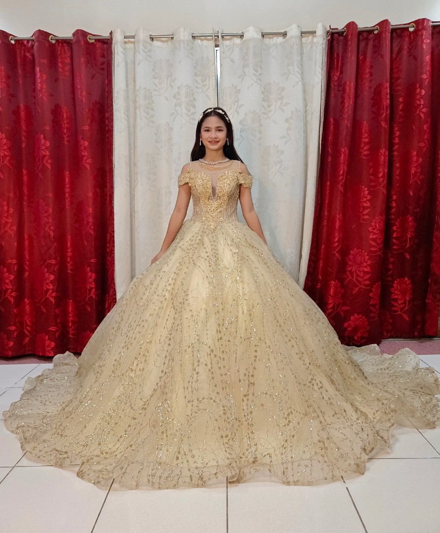 Elvira Long Sleeve Dress with Split in Full Sequin | Bay Bridesmaid