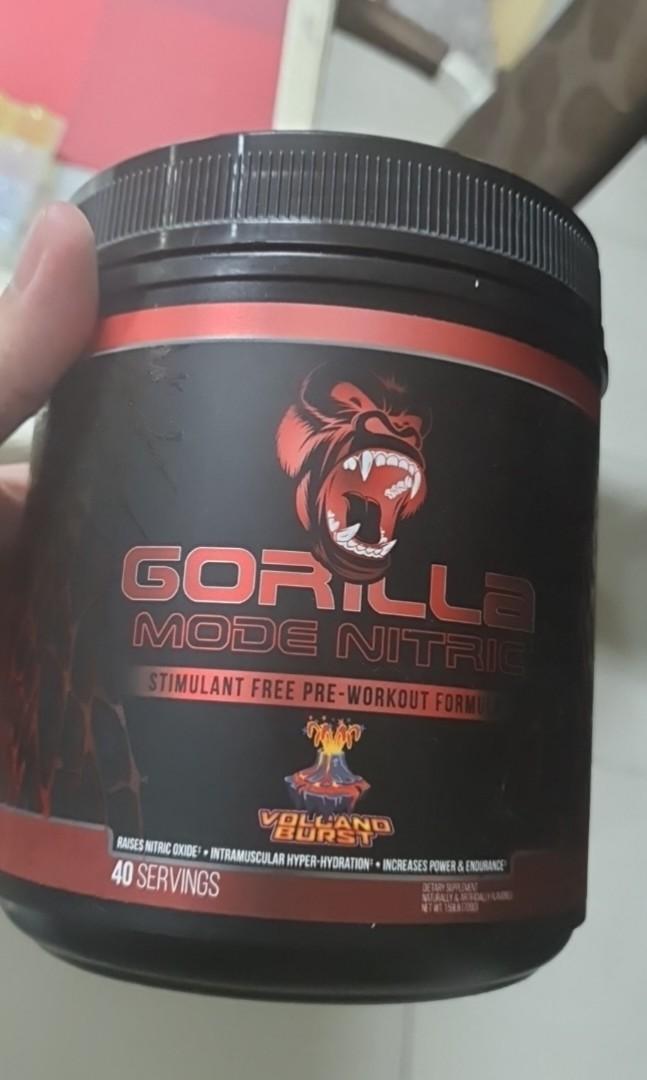 Gorilla Mode Nitric Pre Workout, Health & Nutrition, Health Supplements