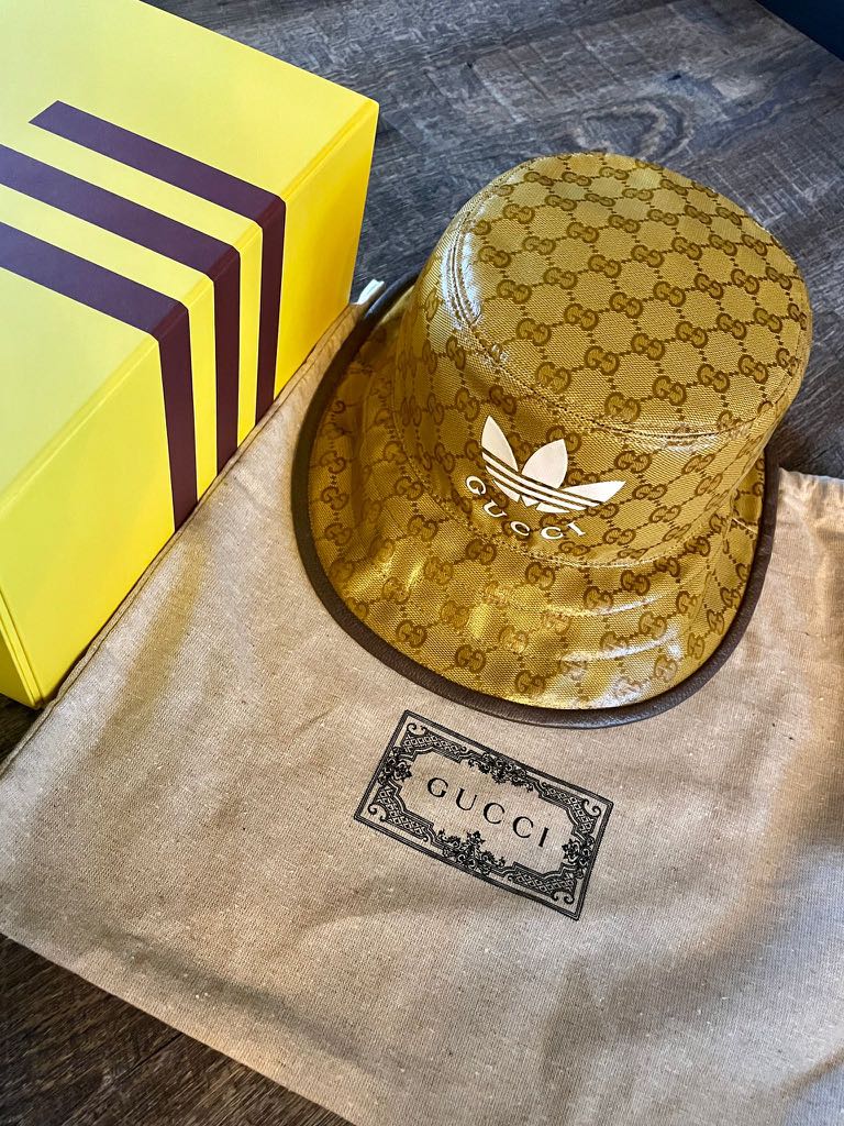 LIMITED Gucci X Adidas Bucket Hat (L size) (Brand New), Men's