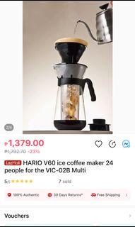Hario VIC-02B V60 Iced Coffee Maker