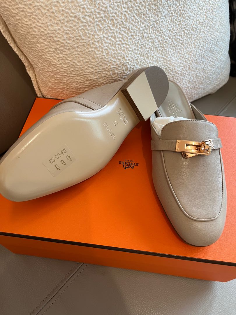 Hermes Kelly Shoes 35 size Loafers Carousell