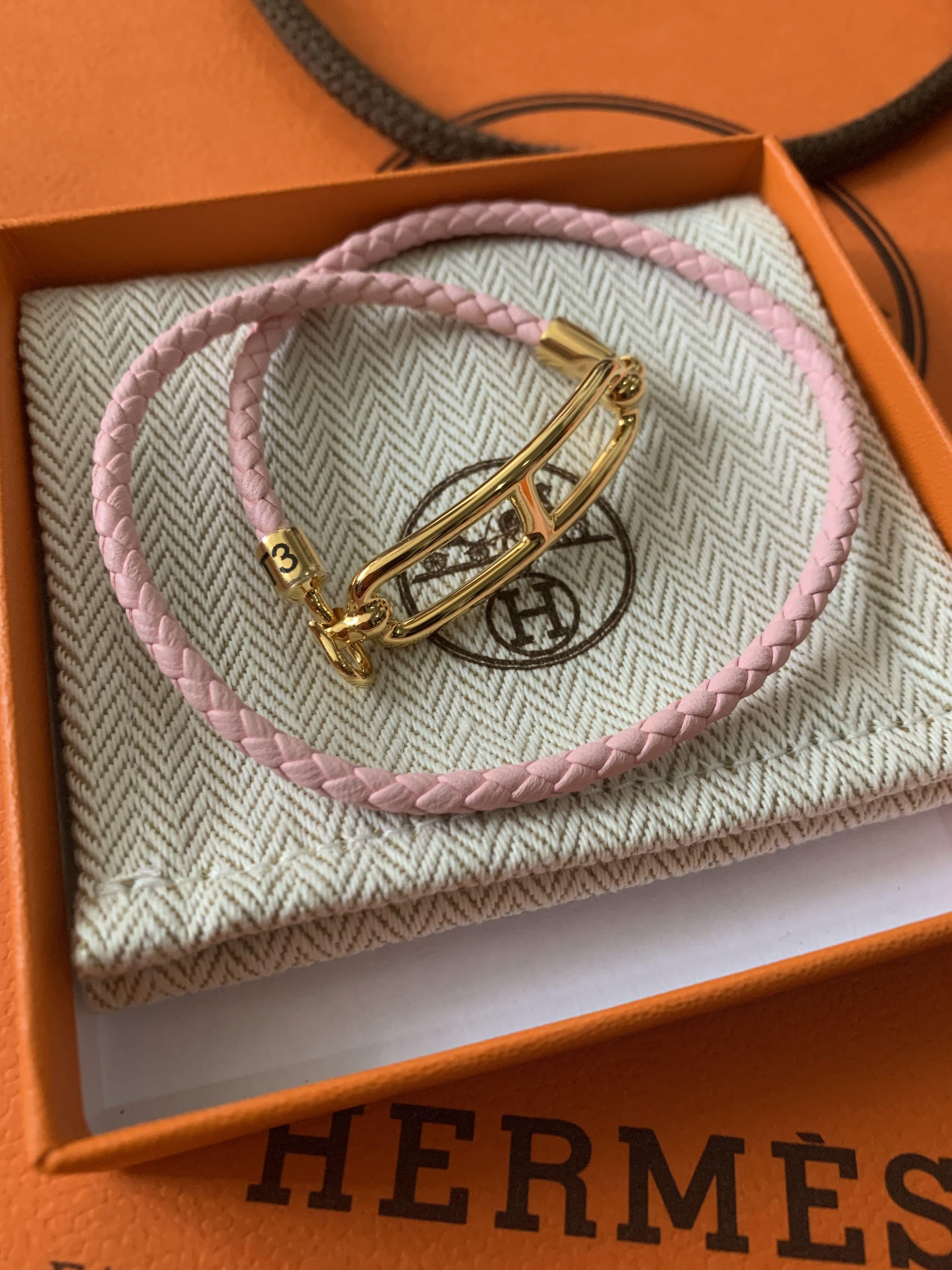 Hermes Roulis Double Tour Bracelet, 名牌, 飾物及配件 - Carousell