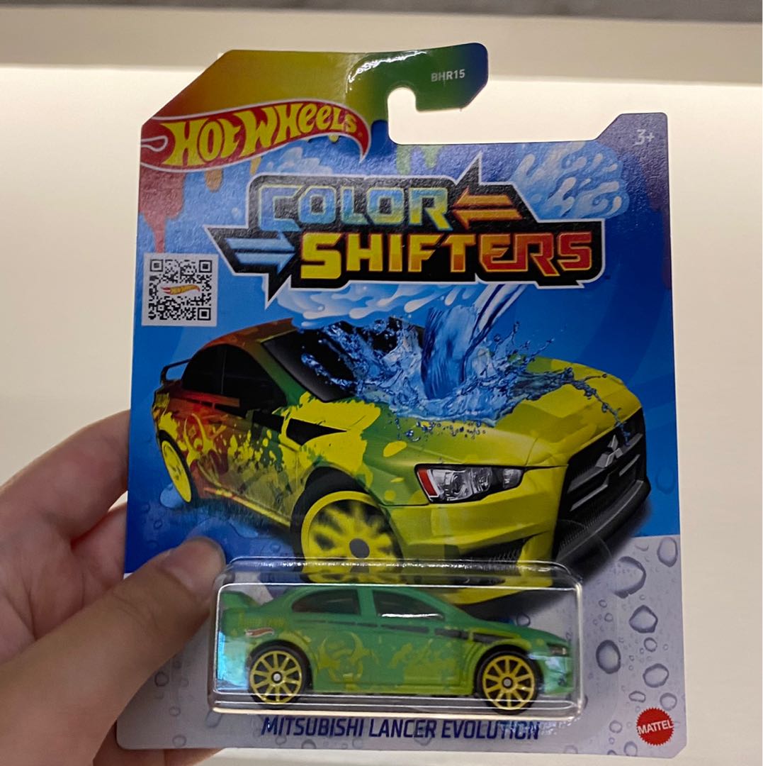 Hot Wheels Mitsubishi Lancer Evolution Color Shifters, Toys ...