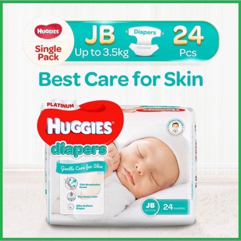 Huggies Just Born Baby Diapers, Babies & Kids, Bathing & Changing