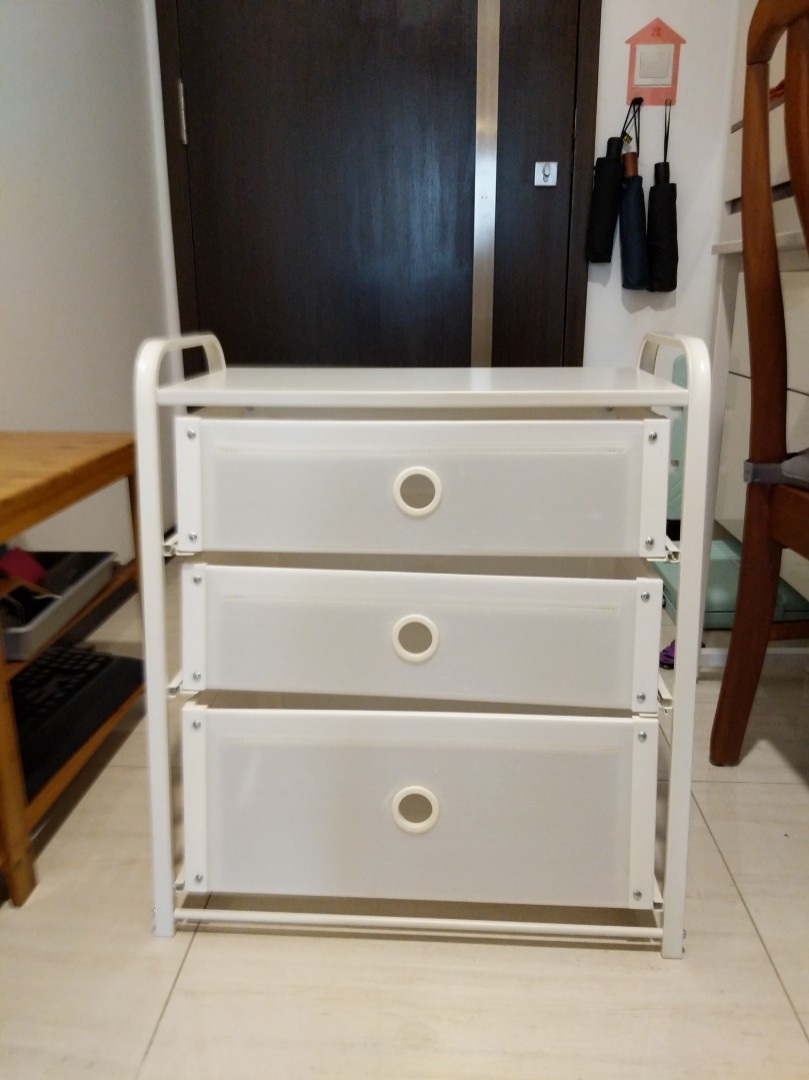 IKEA LOTE chest of 3 drawers, Furniture & Home Living, Furniture
