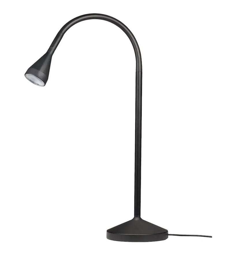 IKEA Navlinge LED Work Lamp in Black, Furniture & Home Living, Lighting