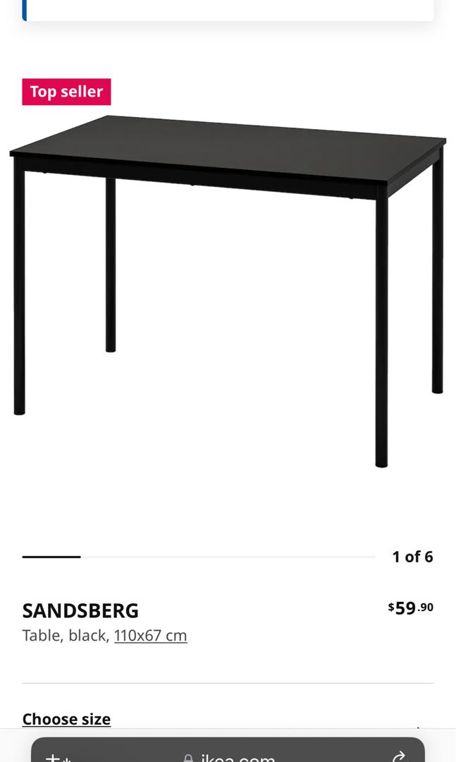 IKEA Table, Furniture & Home Living, Furniture, Tables & Sets on Carousell