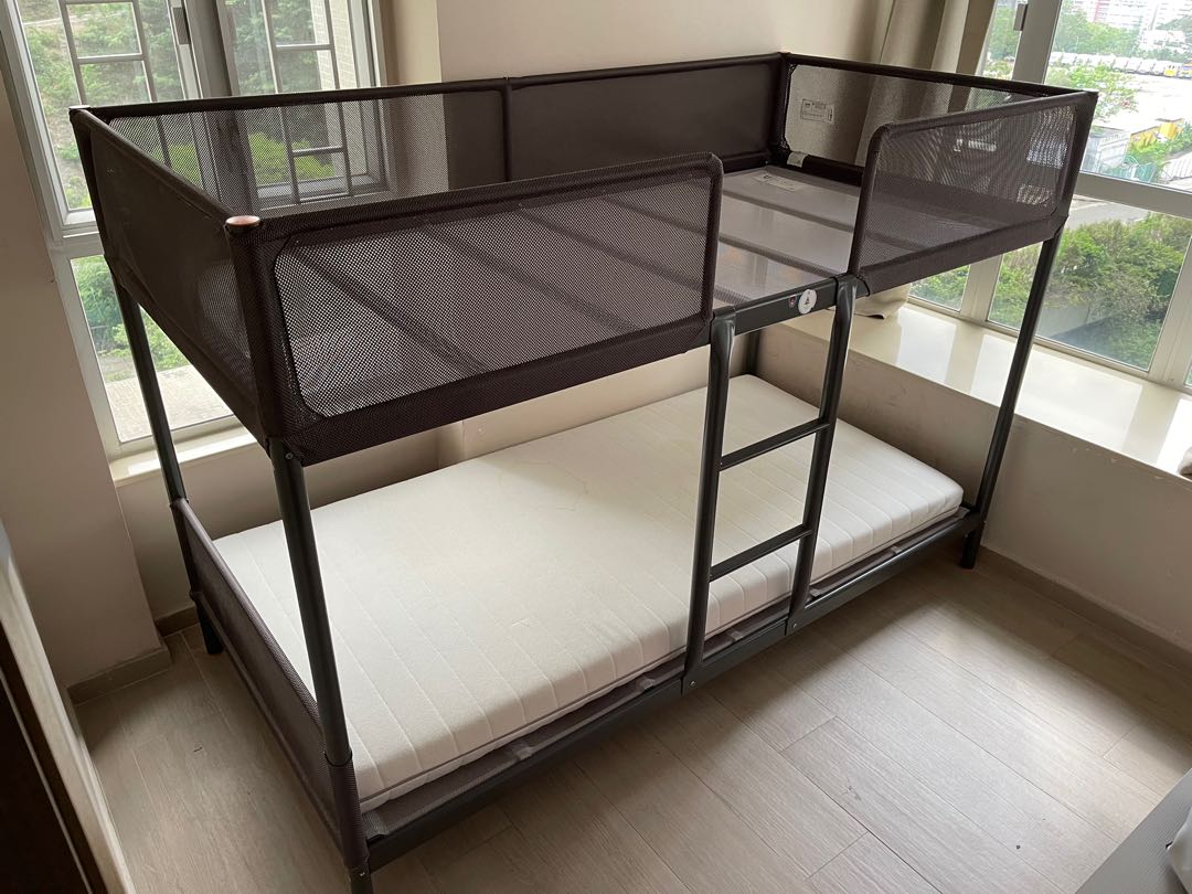 Ikea TUFFING bunk bed, 傢俬＆家居, 傢俬, 床架及床褥 Carousell