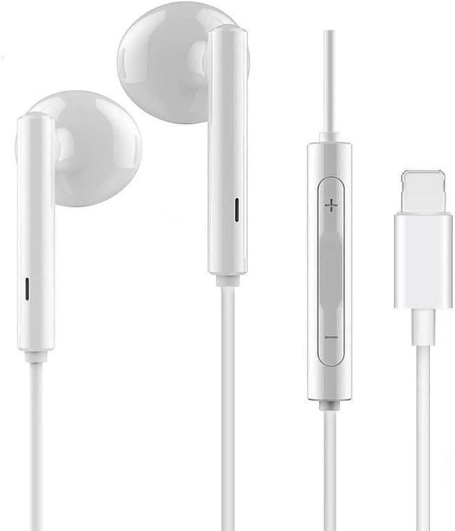 【2 Pack】Earphones For iPhone Earbuds in-Ear Wired Headphone Headest with Mic and Volume Control Compatible with iPhone 12/12Pro/11/11Pro/XS/XS Max/X/XR/8/8 