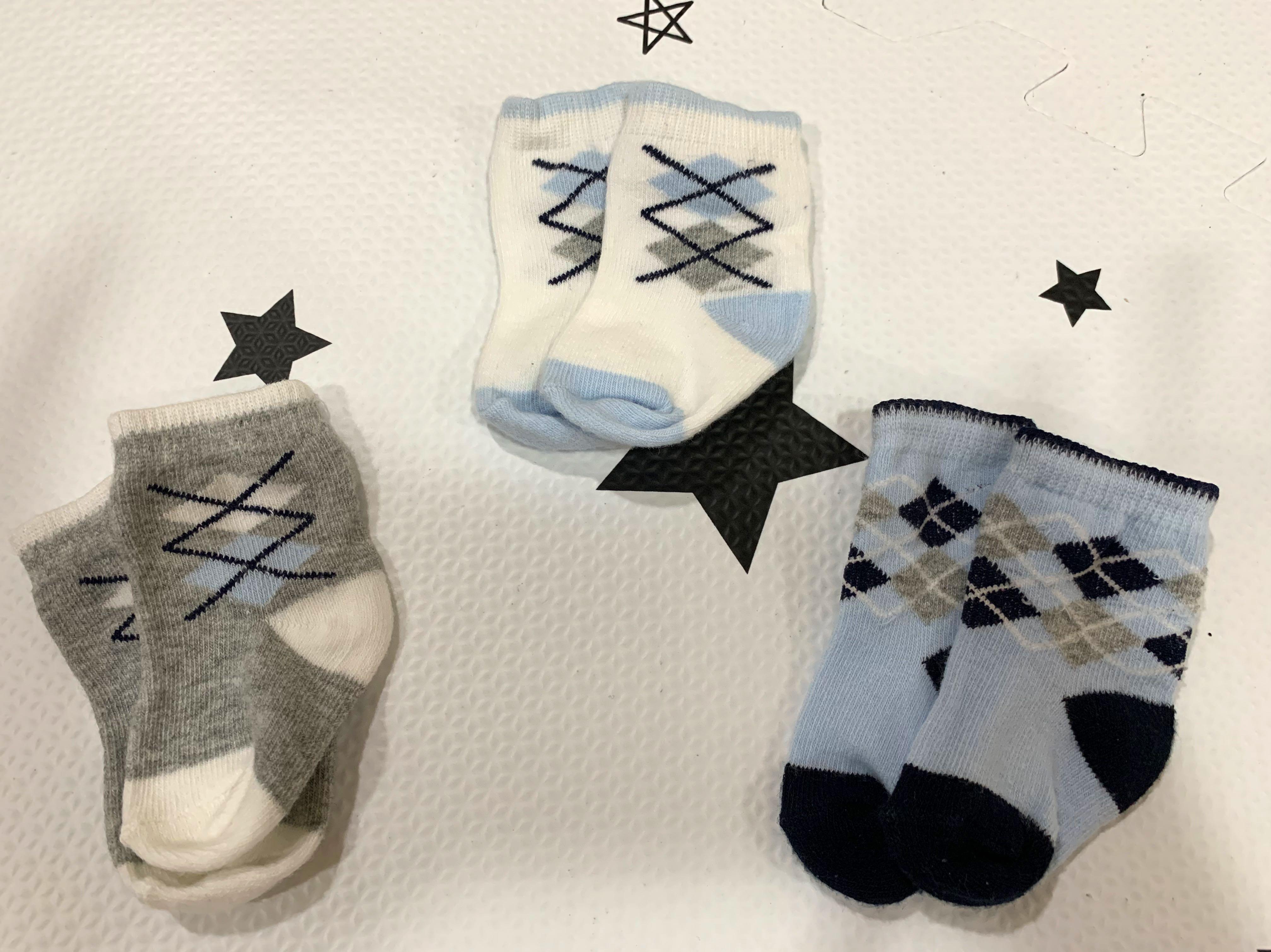 Infant socks 03 months (3 pairs), Babies & Kids, Babies & Kids Fashion