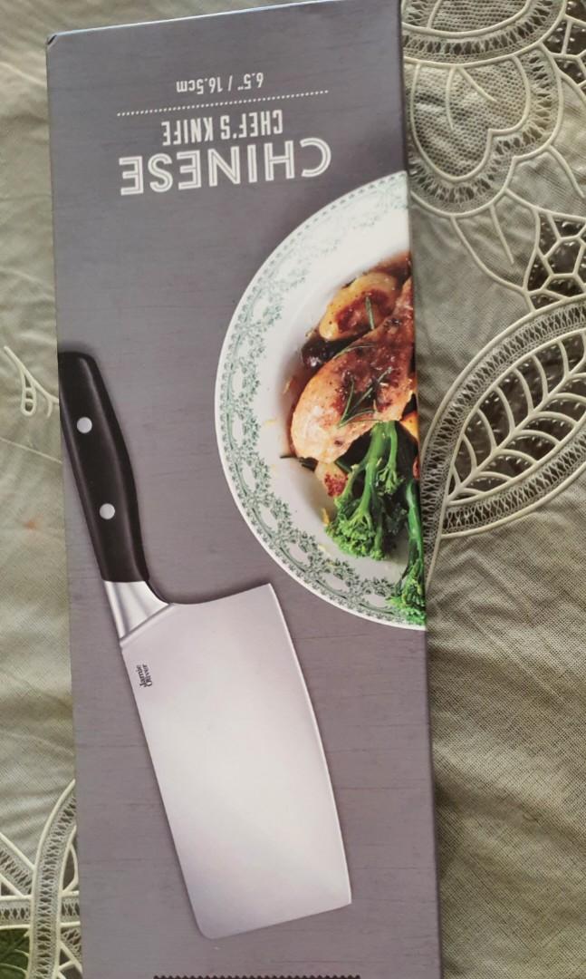 Jamie Oliver Chinese chef's knife, Furniture & Home Living, Kitchenware & Tableware, Knives