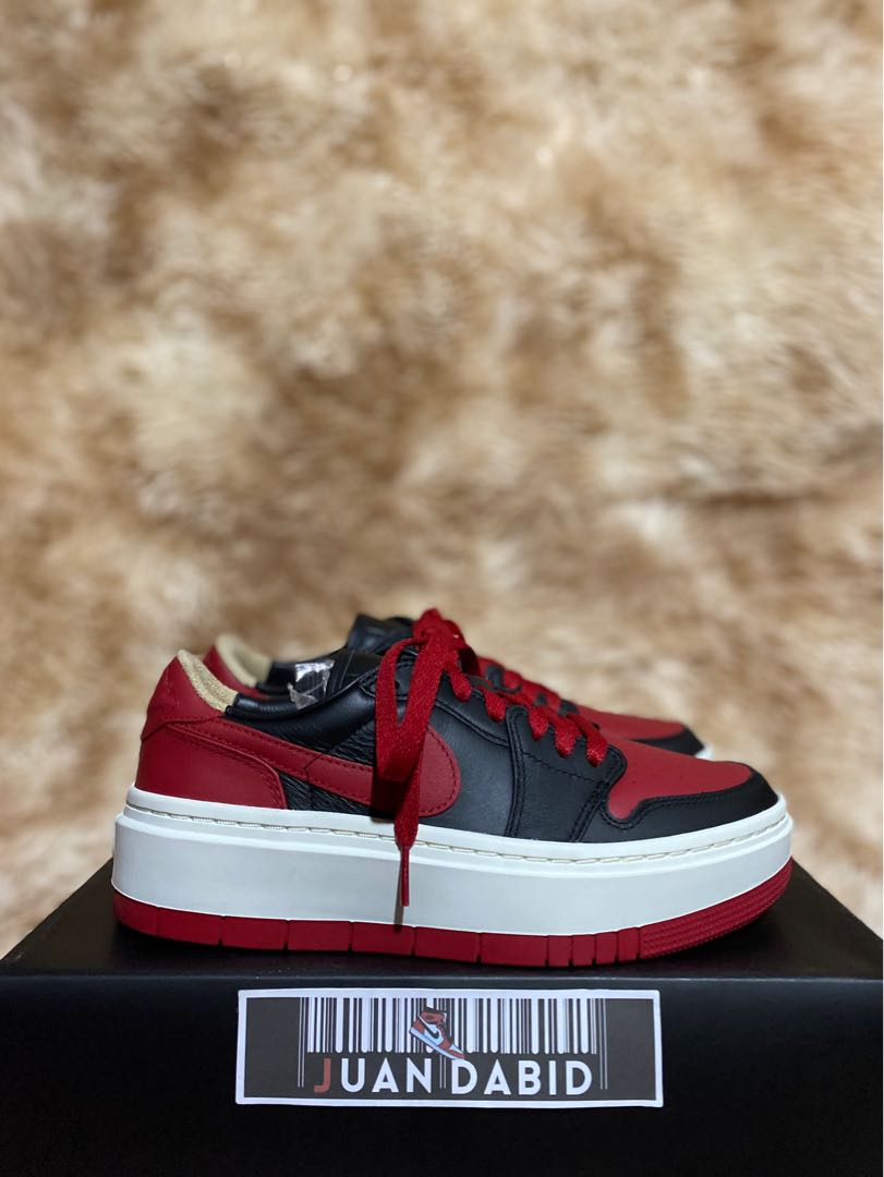JORDAN 1 ELEVATE LOW 'BRED', Women's Fashion, Footwear, Sneakers on
