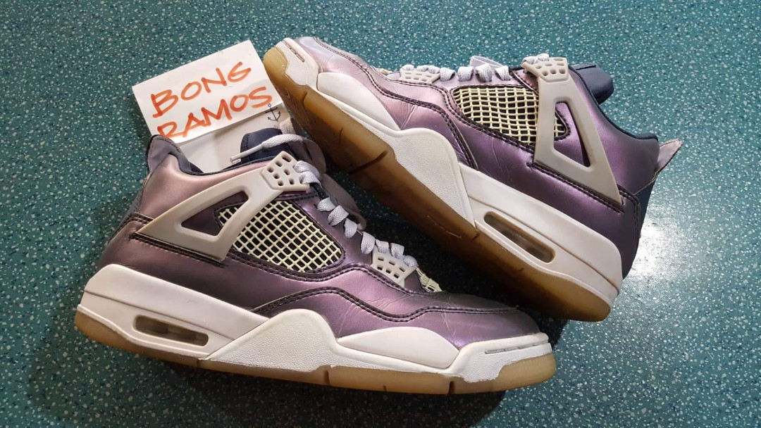 Jordan 4 monsoon blue Men s Fashion Footwear Sneakers on Carousell