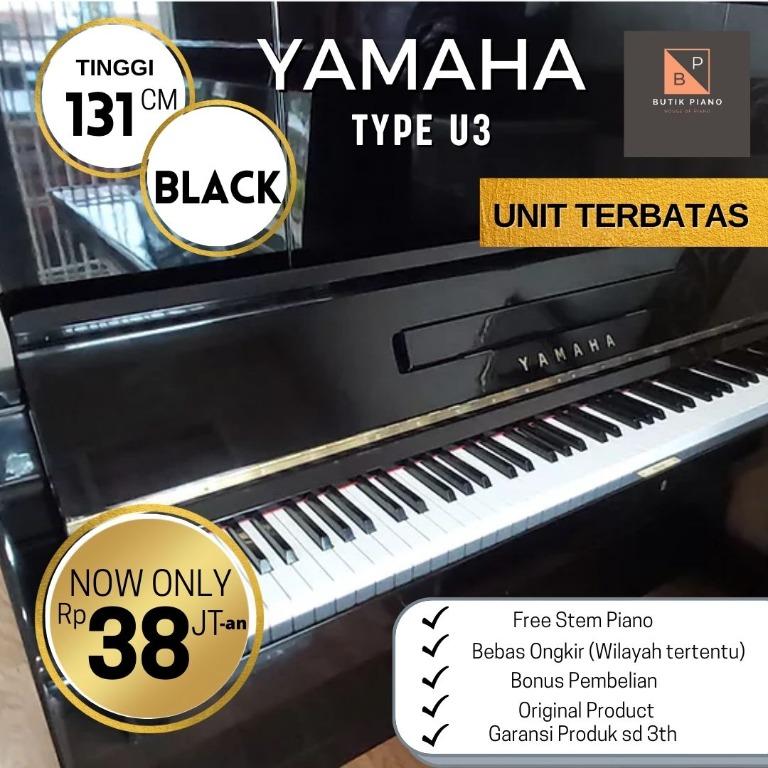 Jual Piano Yamaha Bekas Type U3 Bergaransi dan Gratis Ongkir