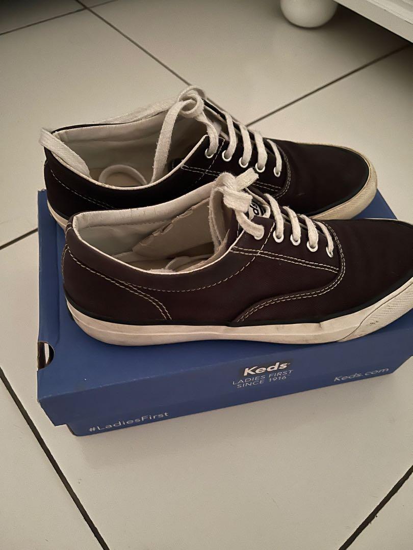 keds anchor canvas black