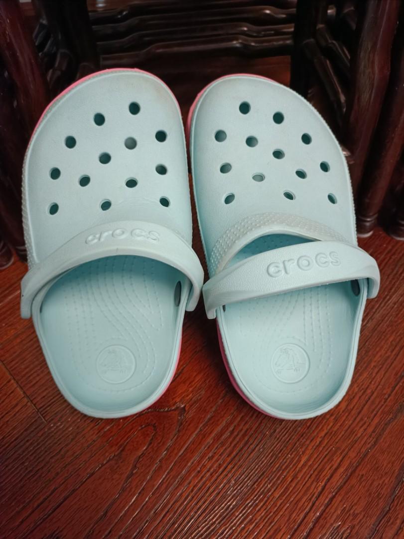 Tiffany blue crocs top