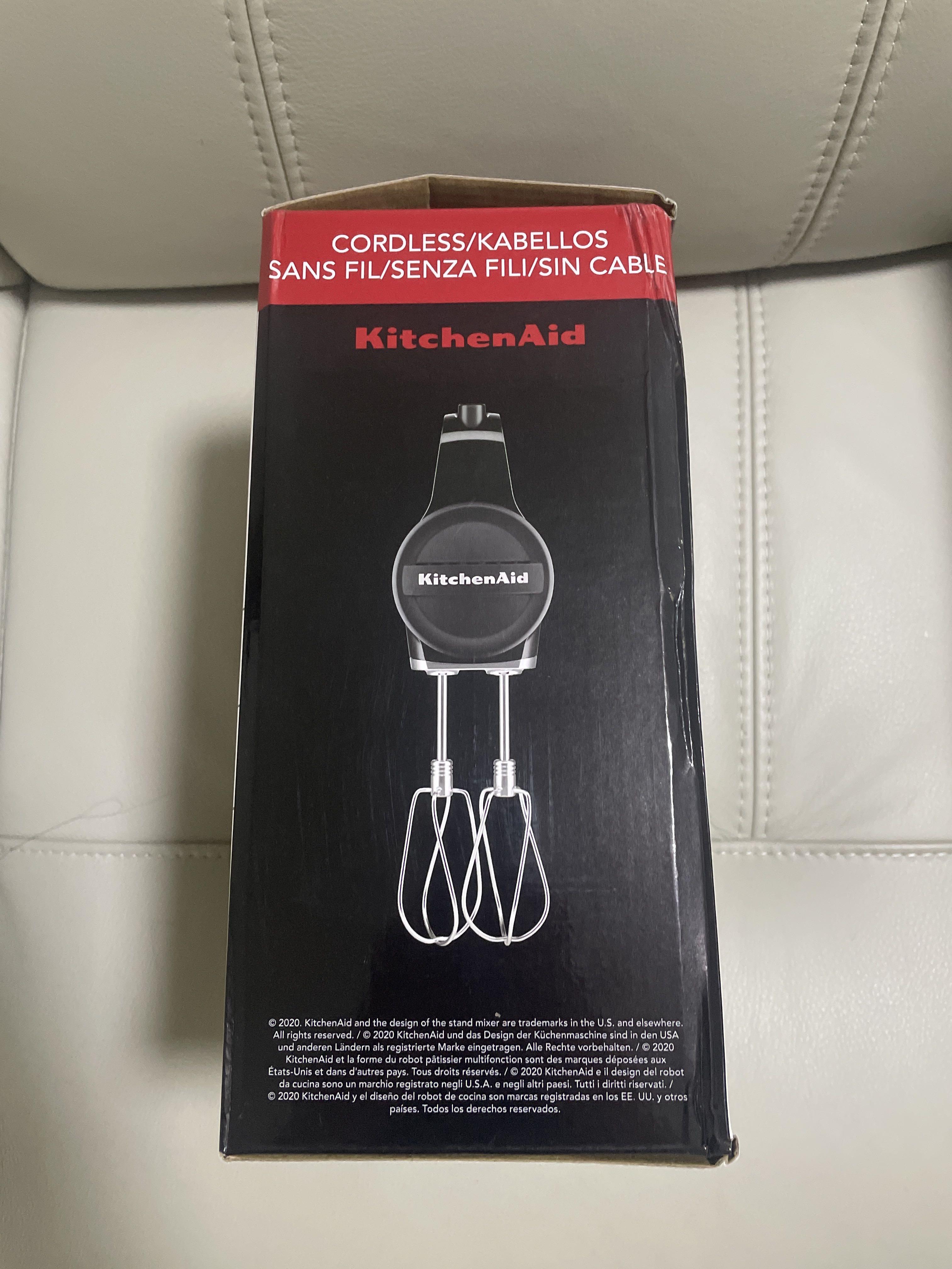 Kitchenaid Cordless Hand Mixer 7Speed, TV & Home Appliances, Kitchen