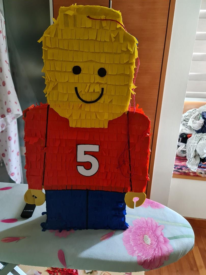 Lego man pinata, Hobbies & Toys, Stationery & Craft, Occasions & Party  Supplies on Carousell